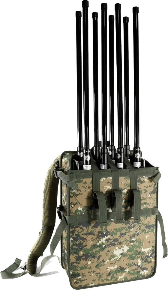 Multi-frequency antenna array closeup